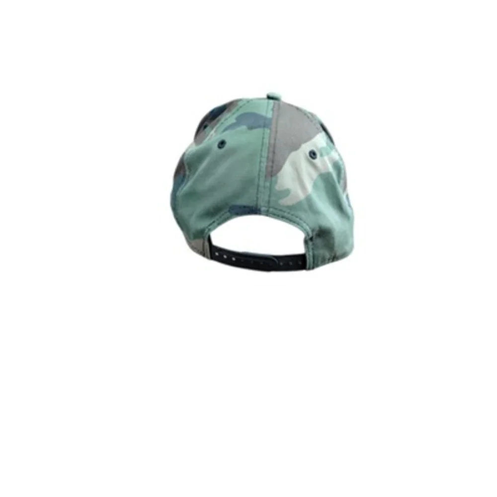 New Era Terra Hat Cap Snap Back One‎ Size Green Camo Patch Built To Dstry Mens